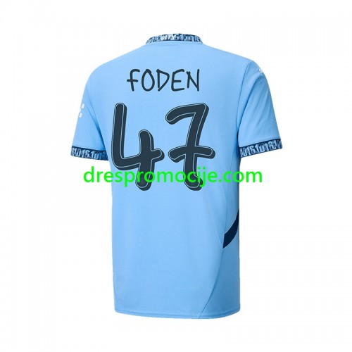 Manchester City UCL Font FODEN 47 Dres Domaći 2024/2025 Kratkih Rukava Manchester City UCL Font FODEN 47 Dres Domaći 2024/2025 Kratkih Rukava